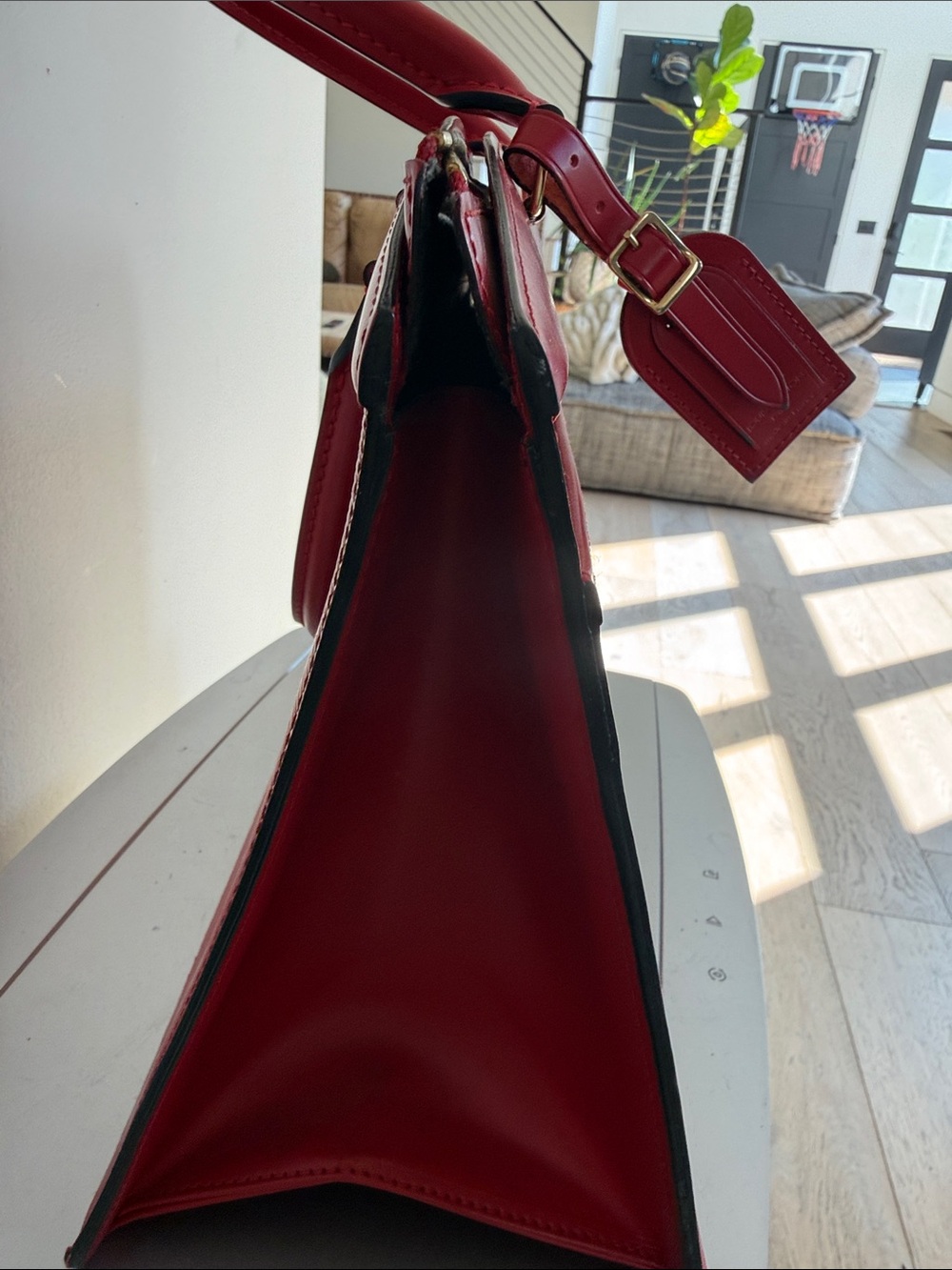 Louis Vuitton Red Epi Leather Top-Handle Briefcase - Picture 5 of 16